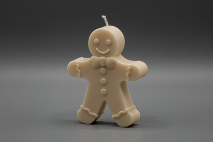 Gingerbread Man Candle