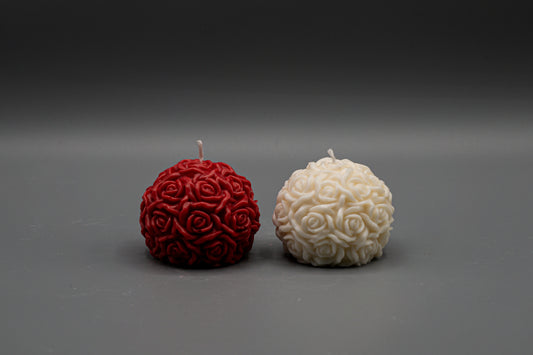 Floral Sphere Candle
