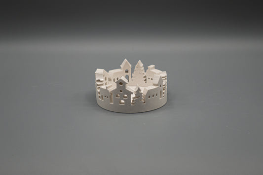 Winter Village Plate