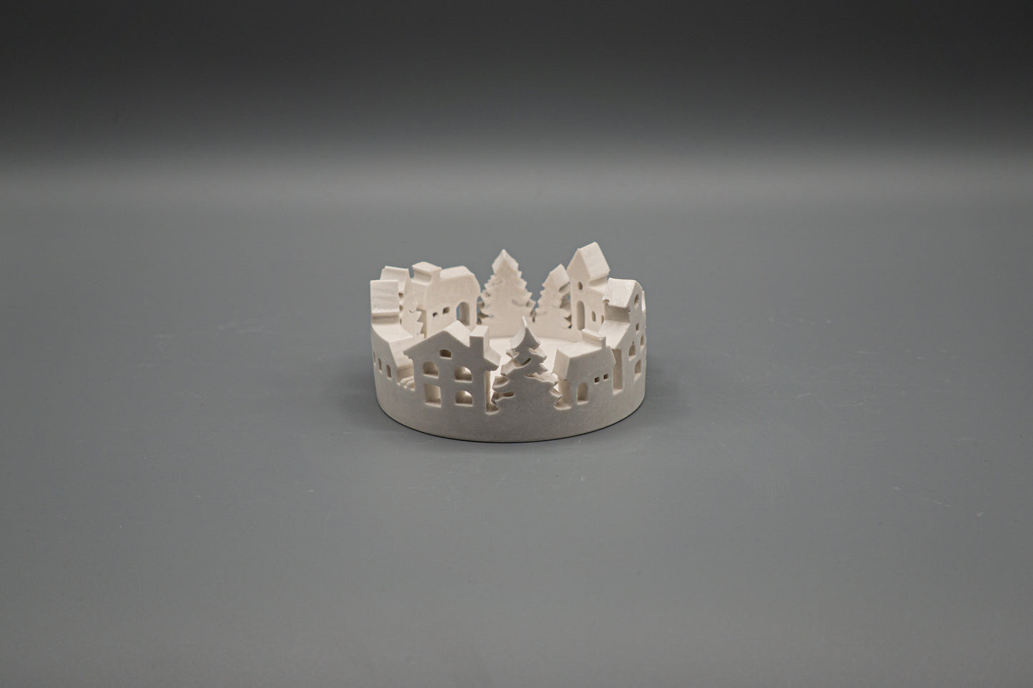 Winter Village Plate