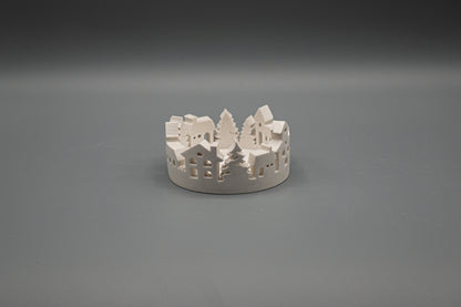 Winter Village Plate