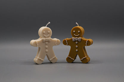 Gingerbread Man Candle
